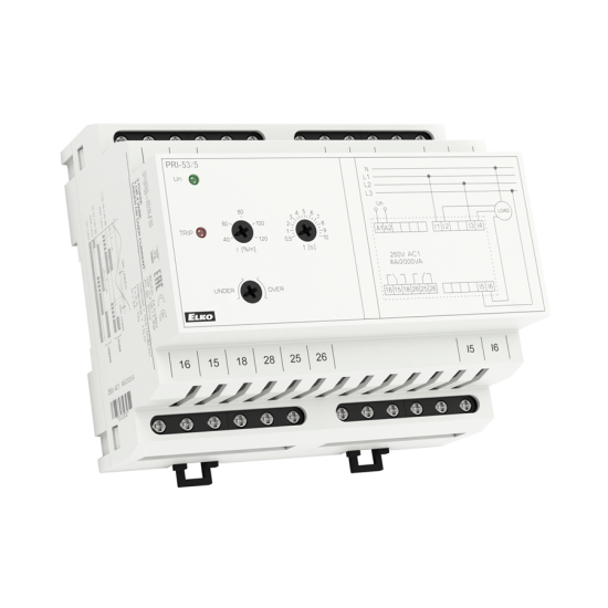 PRI-53 - Monitored current range: 3 x 2 - 6 A AC