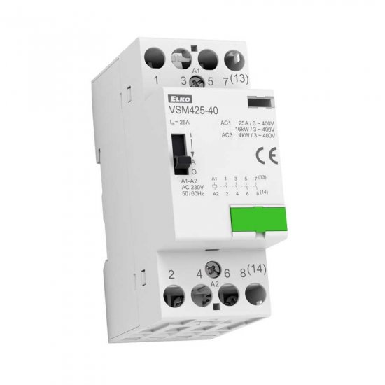 VSM425 - Contacts: 3 switching, 1 expandable, Coil control voltage: 24 V AC