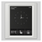 RF Touch-W - Frame color: Glass, Interframe color: Gray metallic, Back cover color: White