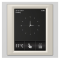 RF Touch-W - Frame color: Glass, Interframe color: Gray metallic, Back cover color: White