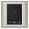 RF Touch-W - Frame color: Glass, Interframe color: Gray metallic, Back cover color: White
