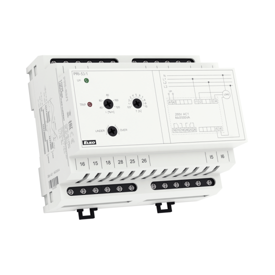 PRI-53 - Monitored current range: 3 x 0.4 - 1.2 A AC