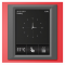 RF Touch-W - Frame color: Red (plastic), Interframe color: Gray metallic, Back cover color: Dark grey