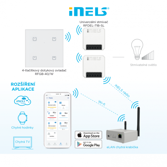 WLDL-24-WS WIRELESS LIGHT DIMMER - luxury
