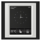 RF Touch-W - Frame color: Glass, Interframe color: Gray metallic, Back cover color: White