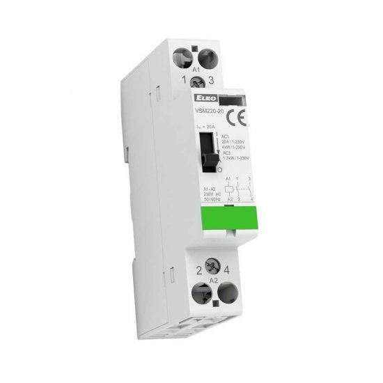 VSM220 - Contacts: 2 switching, Coil control voltage: 230 V AC