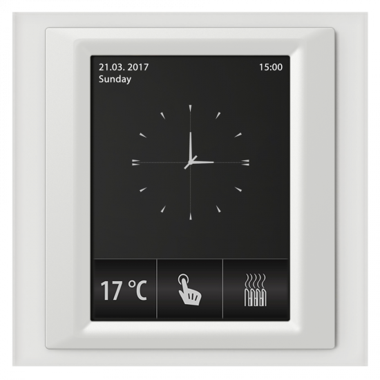 RF Touch-W - Frame color: Glass, Interframe color: Icy metallic, Back cover color: Light grey