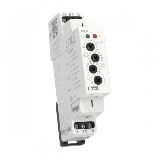 PRI-34 - Monitored current range: 8 A